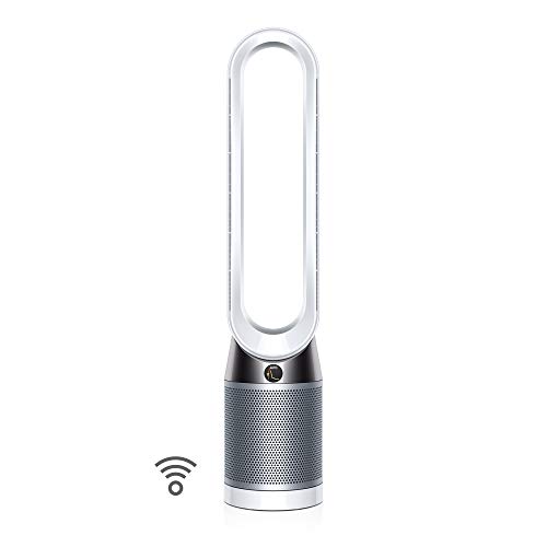 Dyson Pure Cool TP04 HEPA Air Purifier and Tower Fan in White and Silver